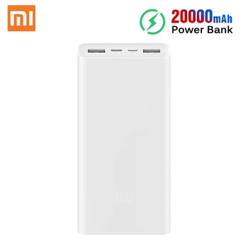 Xiaomi Original Mi Power Bank 3 2C 20000mAh USB-C 18W Two-Way Fast Charge QC 3.0 Dual USB Type-C Portable Charger Powerbank
Xiaomi Original Mi Power Bank 3 2C 20000mAh USB-C 18W Two-Way Fast Charge QC 3.0 Dual USB Type-C Portable Charger Powerbank