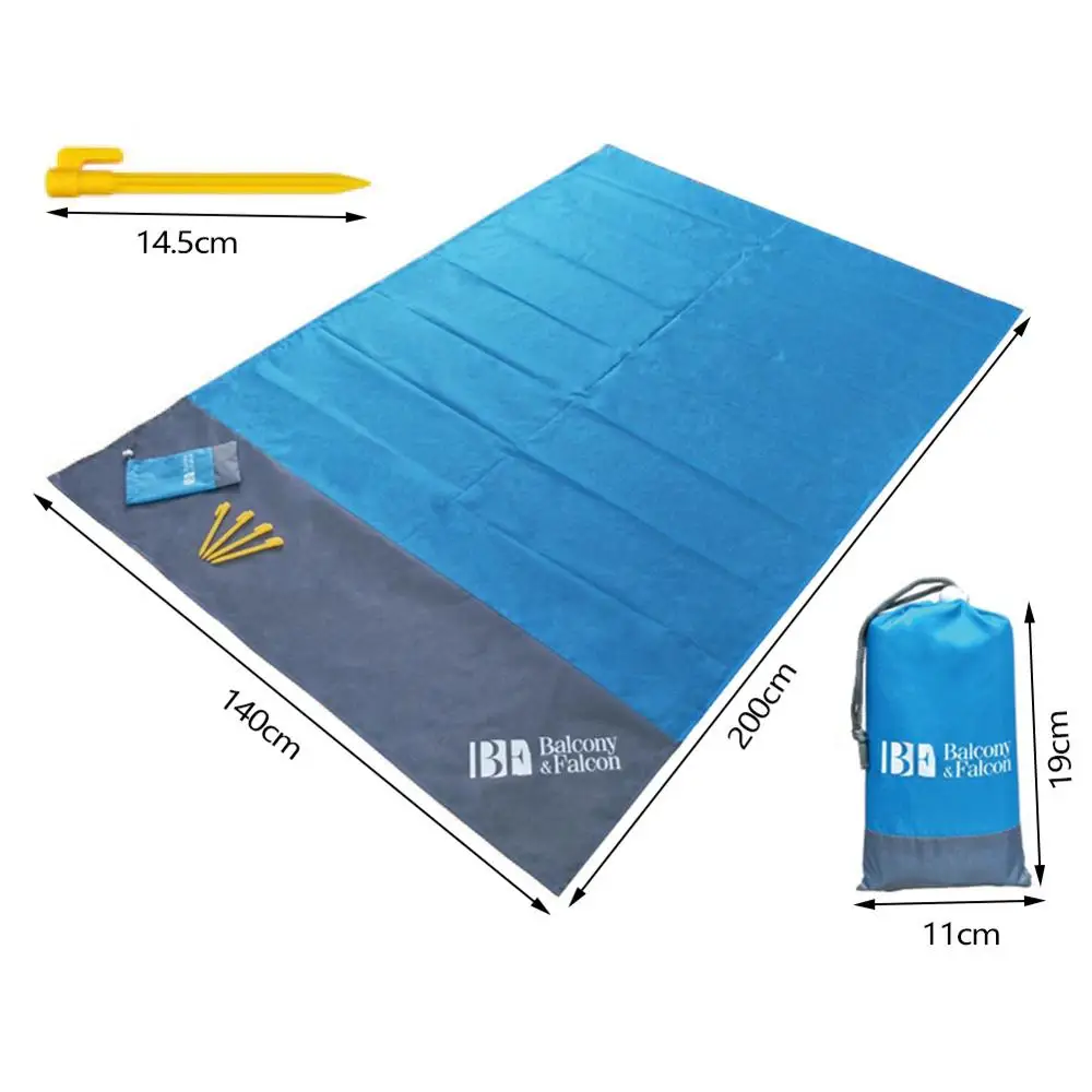 2x2.1m Waterproof Pocket Beach Blanket Folding Camping Mat Mattress Portable Lightweight Mat Outdoor Picnic Mat Sand Beach Mat
2x2.1m Waterproof Pocket Beach Blanket Folding Camping Mat Mattress Portable Lightweight Mat Outdoor Picnic Mat Sand Beach Mat