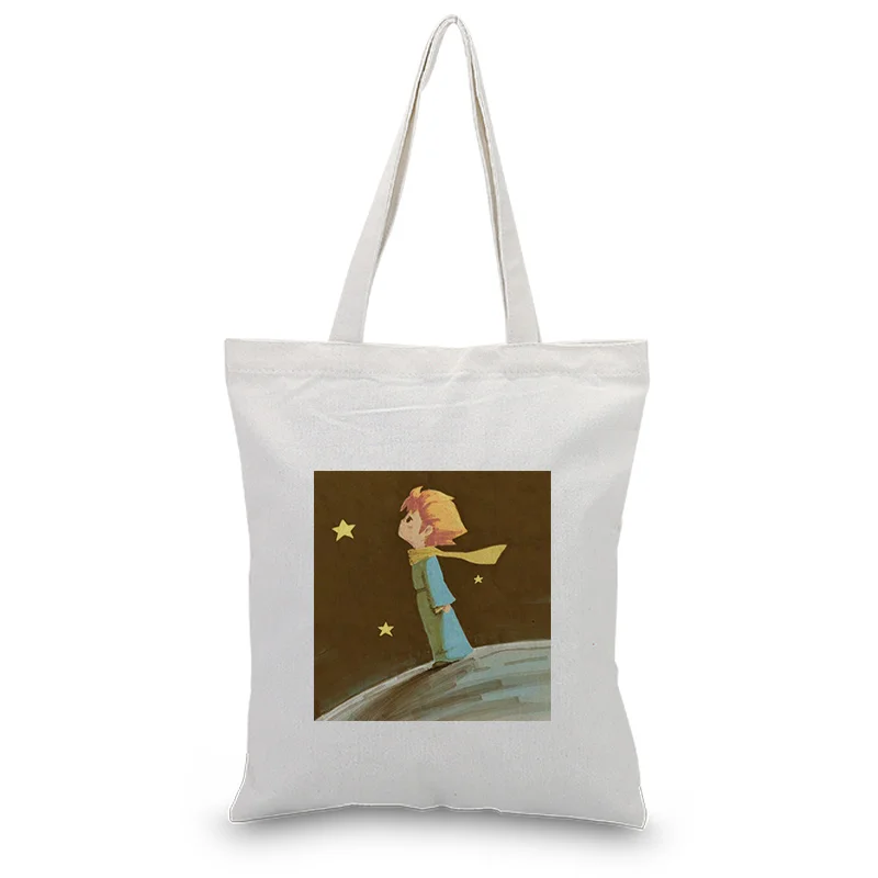 Canvas Tote Bag Handbag Little Prince Serial Custom Print Logo Text Daily Use DIY Eco Ecologicas Reusable Shopping Bag Recycle
Canvas Tote Bag Handbag Little Prince Serial Custom Print Logo Text Daily Use DIY Eco Ecologicas Reusable Shopping Bag Recycle