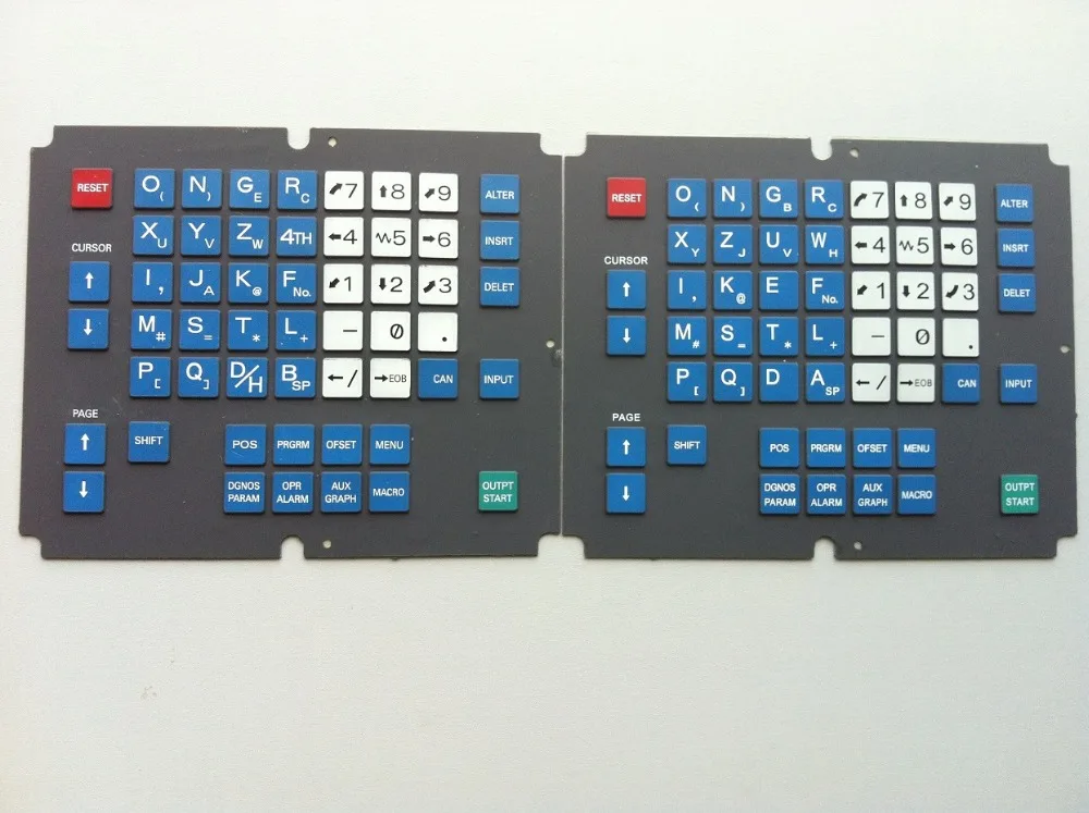 0M series controller CNC fanuc operator panel keypad membrane key board A98L-0001-0568#M
0M series controller CNC fanuc operator panel keypad membrane key board A98L-0001-0568#M