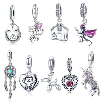 MYBEBOA Authentic 100% 925 Sterling Silver Magic Witch Pendant Charms Beads fit Original Pandora Bracelet Charms Jewelry 
MYBEBOA Authentic 100% 925 Sterling Silver Magic Witch Pendant Charms Beads fit Original Pandora Bracelet Charms Jewelry