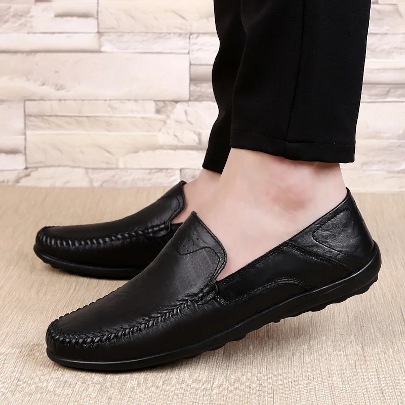 Designer Causal Shoes Men Genuine Leather Loafers Flats Slip On shoes Handmade Soft Men Moccasins Male Sneakers Oxford Shoes L5
Designer Causal Shoes Men Genuine Leather Loafers Flats Slip On shoes Handmade Soft Men Moccasins Male Sneakers Oxford Shoes L5