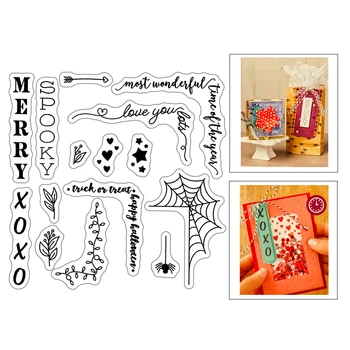2020 New Holiday Decoration Sentiment Words Clear Stamps and Leaves Cutting Dies For Scrapbooking Crafts Greeting Card Making
2020 New Holiday Decoration Sentiment Words Clear Stamps and Leaves Cutting Dies For Scrapbooking Crafts Greeting Card Making