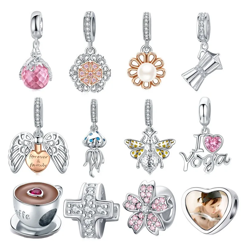 fit Pandora Bracelet Original 925 Sterling Silver Heart Butterfly Honeybee Charms S925 Cherry Blossom Girl Coffee Cup Pearl Bead
fit Pandora Bracelet Original 925 Sterling Silver Heart Butterfly Honeybee Charms S925 Cherry Blossom Girl Coffee Cup Pearl Bead