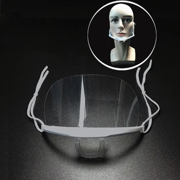 10Pcs Reused Transparent Anti-fog Face Mask Anti-Splash Transparent Food Face Shield for Mouth Nose
10Pcs Reused Transparent Anti-fog Face Mask Anti-Splash Transparent Food Face Shield for Mouth Nose