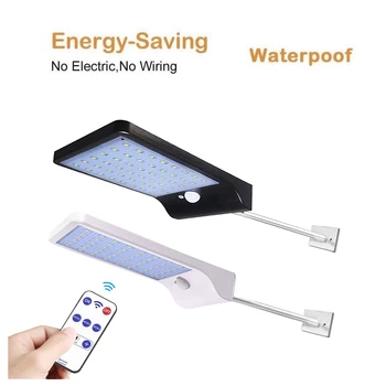 36/48 LED Solar Powered Wall Light PIR Motion Sensor Street Light 3 Modes 7 Color Outdoor IP65 Waterproof Lamp for Pathway Ga
36/48 LED Solar Powered Wall Light PIR Motion Sensor Street Light 3 Modes 7 Color Outdoor IP65 Waterproof Lamp for Pathway Ga