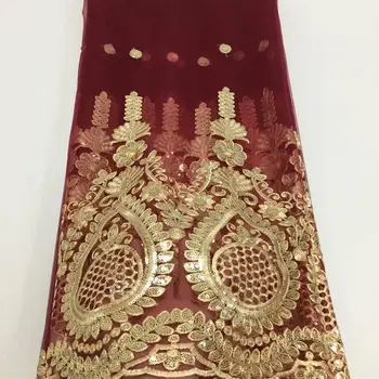 2019 Latest Design Wine Red Gold African Tulle Lace Fabric High Quality African Lace Fabric With Sequins Lace Material For Bridal
2019 Latest Design Wine Red Gold African Tulle Lace Fabric High Quality African Lace Fabric With Sequins Lace Material For Bridal