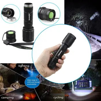 LED Flashlights Tactical Flash Light 1500 LM 5 Modes Lanterna LED Torch 5 Modes Flashlight Bulbs Work Light
LED Flashlights Tactical Flash Light 1500 LM 5 Modes Lanterna LED Torch 5 Modes Flashlight Bulbs Work Light