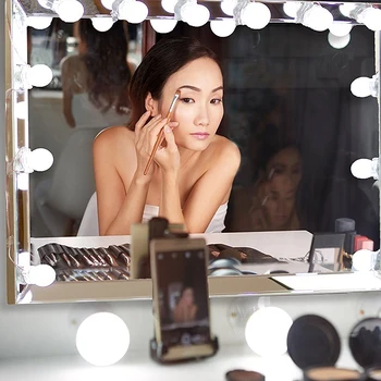 Vanity Mirror Bulb Mirror Lights Kit LED Mirror Light Professional Beauty Makeup Light 10 Bulbs Dimmable USB Dressing Table Lamp
Vanity Mirror Bulb Mirror Lights Kit LED Mirror Light Professional Beauty Makeup Light 10 Bulbs Dimmable USB Dressing Table Lamp