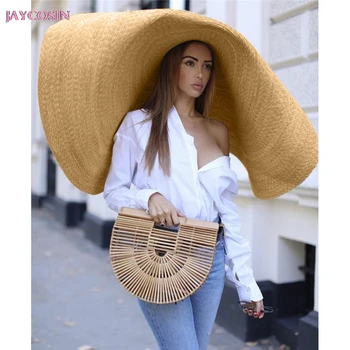 Woman Fashion Large Sun Hat Beach Anti-UV Sun Protection Foldable Straw Cap Cover Oversized Collapsible Sunshade Beach Straw Hat
Woman Fashion Large Sun Hat Beach Anti-UV Sun Protection Foldable Straw Cap Cover Oversized Collapsible Sunshade Beach Straw Hat