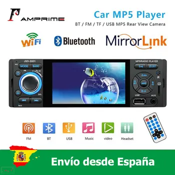 AMprime 4'' HD Car radio Video Player MP5 1din Capacitive Touch Screen Digital Display Bluetooth Multimedia Autoradio FM
AMprime 4'' HD Car radio Video Player MP5 1din Capacitive Touch Screen Digital Display Bluetooth Multimedia Autoradio FM