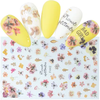 1 Pc Colorful Dried Flower Leaf Designs 3D Nail Sticker Embossed Decal Nail Art Self Adhesive Stickers DIY Nail Decorations 
1 Pc Colorful Dried Flower Leaf Designs 3D Nail Sticker Embossed Decal Nail Art Self Adhesive Stickers DIY Nail Decorations