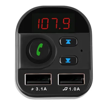 Wireless Car Auto Fm Transmitter Fast Charger FM Transmitter Dual USB Wireless audio Receiver TF Card Music Player for Car Radio
Wireless Car Auto Fm Transmitter Fast Charger FM Transmitter Dual USB Wireless audio Receiver TF Card Music Player for Car Radio