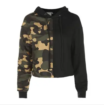 Autumn new camouflage patchwork hooded sweatshirt
Autumn new camouflage patchwork hooded sweatshirt
