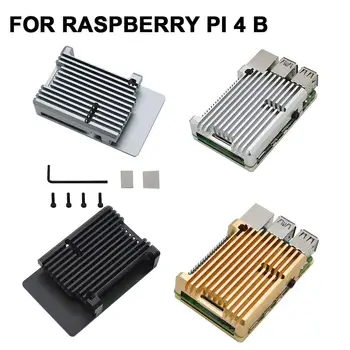 For Raspberry Pi 4 Model B Protective Armor Aluminum Alloy Case Passive Cooling Shell Metal Enclosure Heat Dissipation Cover
For Raspberry Pi 4 Model B Protective Armor Aluminum Alloy Case Passive Cooling Shell Metal Enclosure Heat Dissipation Cover
