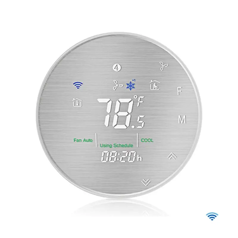 Household WiFi smart thermostat temperature controller for smart heat pump US regulatory circuit
Household WiFi smart thermostat temperature controller for smart heat pump US regulatory circuit