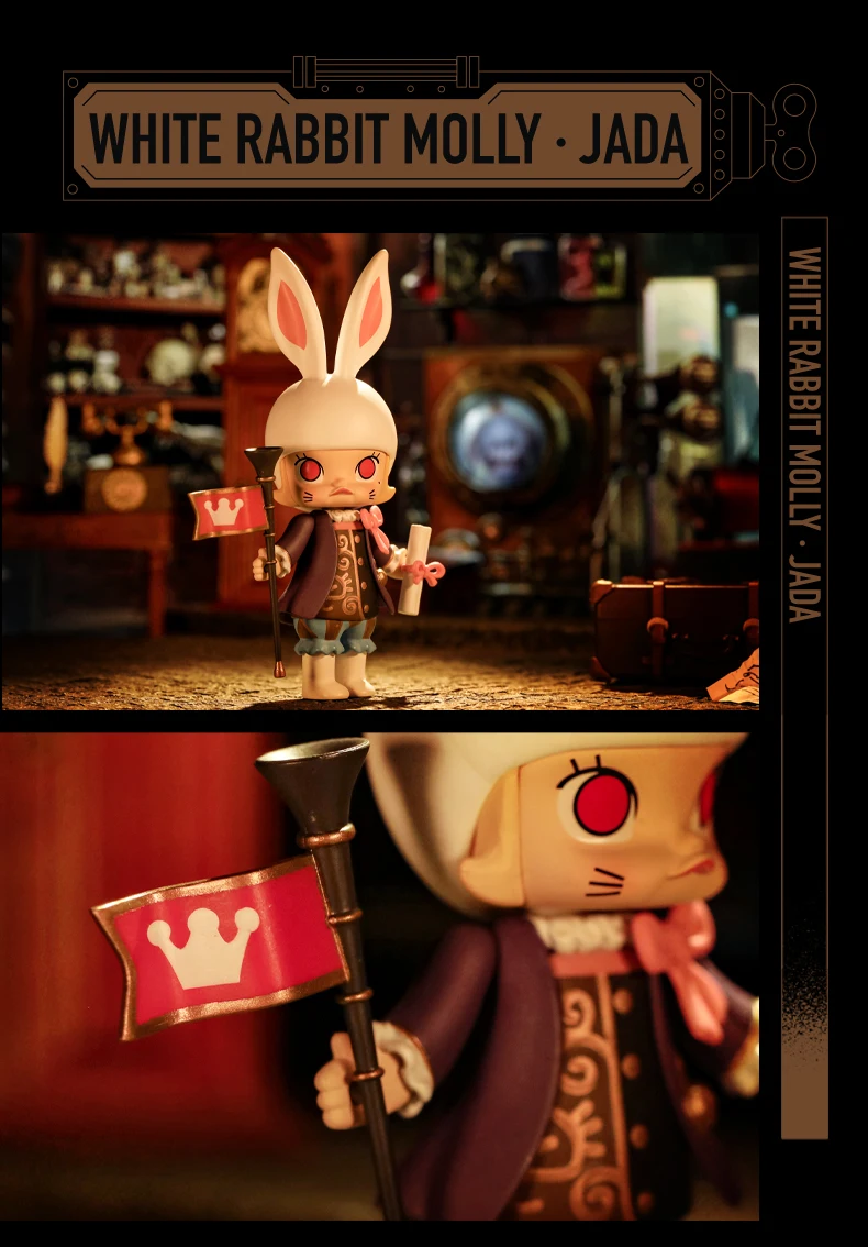 POP MART Molly Steam Punk Animal Toys figure blind box birthday gift new arriving free shipping