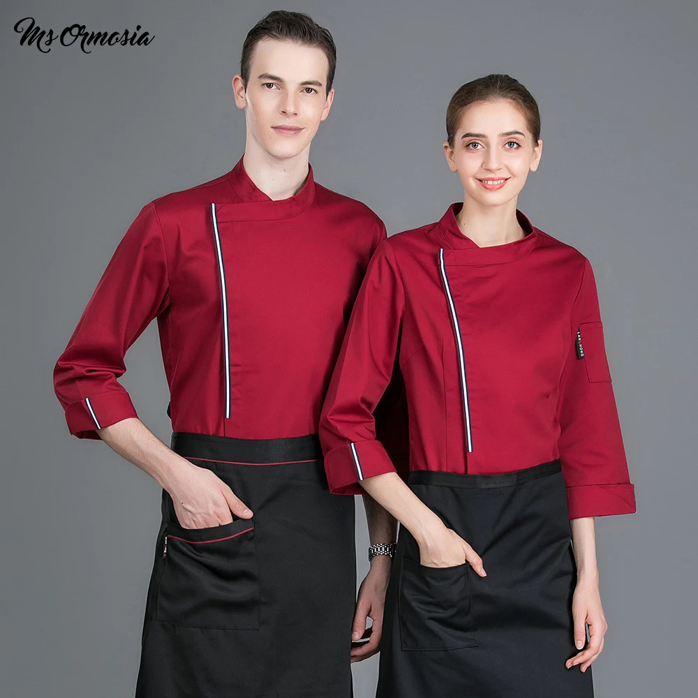 High Quality Unisex White Stitching cloth side Short Sleeve Chef Jacket Restaurant Food Service Overalls Cafe Waiter Uniform
High Quality Unisex White Stitching cloth side Short Sleeve Chef Jacket Restaurant Food Service Overalls Cafe Waiter Uniform