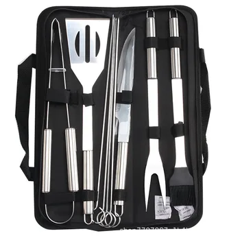 Grilling Bbq Tools 10Pcs/Set Stainless Steel Barbecue Grilling Tools Set Bbq Accessories Grill Bbq Utensil Camping Bbq Grill
Grilling Bbq Tools 10Pcs/Set Stainless Steel Barbecue Grilling Tools Set Bbq Accessories Grill Bbq Utensil Camping Bbq Grill