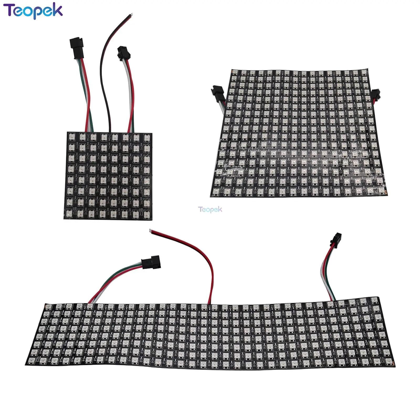 WS2812b Flexible Panel Screen 8x8 8x32 16x16 Digital Individually addressable Full Color Screen DC5V DIY Display Boa
WS2812b Flexible Panel Screen 8x8 8x32 16x16 Digital Individually addressable Full Color Screen DC5V DIY Display Boa