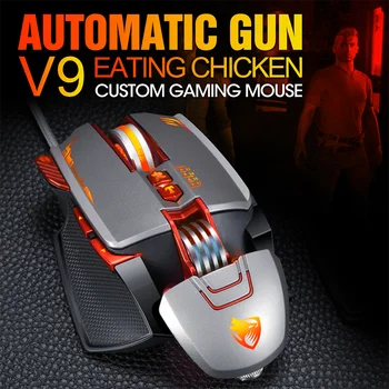 Professional V9 Optical Gaming Mouse 3200DPI Wired Mice with 8 Programmable Buttons Computer Ergonomic Mouse For Laptop PC Game
Professional V9 Optical Gaming Mouse 3200DPI Wired Mice with 8 Programmable Buttons Computer Ergonomic Mouse For Laptop PC Game