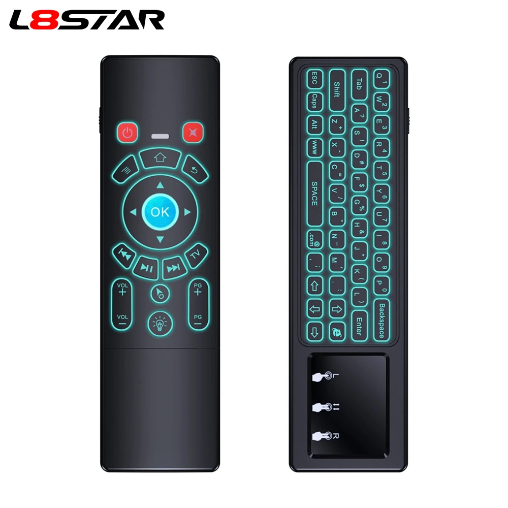 2.4G Wireless Mini keyboard Gyroscope IR Learning Air Mouse 7 Colors Backlit Touchpad Remote Control for Android tv Box
2.4G Wireless Mini keyboard Gyroscope IR Learning Air Mouse 7 Colors Backlit Touchpad Remote Control for Android tv Box
