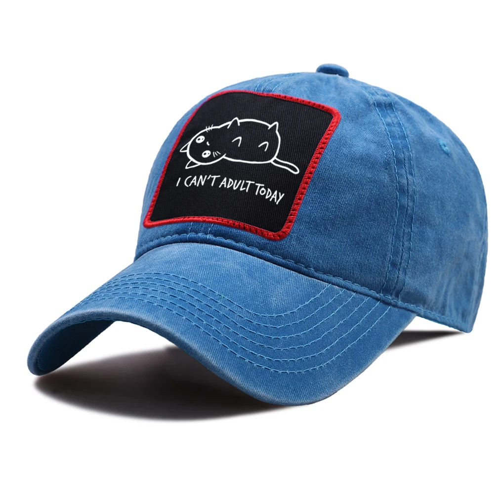 Hip Hop I Can't Adult today Baseball Cap Women Cartoon Cat Sun Caps High Quality Golf Hat Sunscreen Outdoor Unisex Riding Hats
Hip Hop I Can't Adult today Baseball Cap Women Cartoon Cat Sun Caps High Quality Golf Hat Sunscreen Outdoor Unisex Riding Hats
