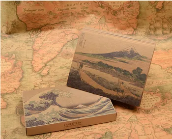 Japanese kraft Handpainted Illtstration Katsushika Hokusai Ukiroe 36pcs Classical Retro Postcard Gift With Extra-thick Texture
Japanese kraft Handpainted Illtstration Katsushika Hokusai Ukiroe 36pcs Classical Retro Postcard Gift With Extra-thick Texture