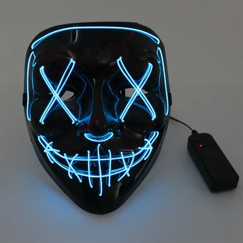 EL Horror LED Halloween Light Up Party Masks Glow In Dark Luminous Masquerade Carnival Festival Scary Costume Cosplay Props 
EL Horror LED Halloween Light Up Party Masks Glow In Dark Luminous Masquerade Carnival Festival Scary Costume Cosplay Props