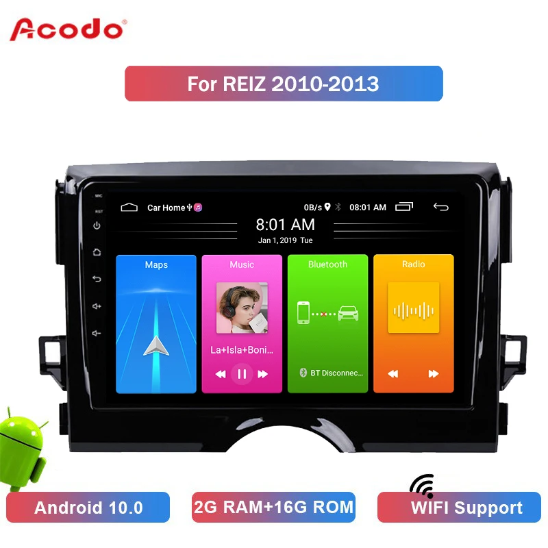 ACODO 2+16G Android 10.0 Car Radio Multimedia Player For Toyota REIZ 2010-2018 Navigation GPS 2 din
ACODO 2+16G Android 10.0 Car Radio Multimedia Player For Toyota REIZ 2010-2018 Navigation GPS 2 din
