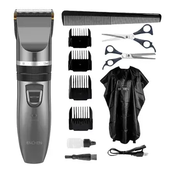 

ENCHEN Sharp X Professional Hair Clipper USB Rechargeable Low Noise Hairdress Facial Hair Cutter Machine For Men Tondeuse