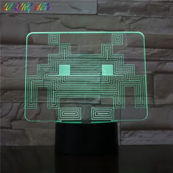 Arcade Game Pac Man Kids Night Lights Touch Sensor Holiday Gifts Atmosphere Child Pac-man 3d Illusion Night Lamp Bedroom Decor 
Arcade Game Pac Man Kids Night Lights Touch Sensor Holiday Gifts Atmosphere Child Pac-man 3d Illusion Night Lamp Bedroom Decor