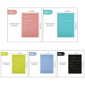 2021 Large Annual Planner, "Time Can Not Be Won Again "Yearly Monthly Weekly Daily Bound Dated Agenda Notebook
2021 Large Annual Planner, "Time Can Not Be Won Again "Yearly Monthly Weekly Daily Bound Dated Agenda Notebook