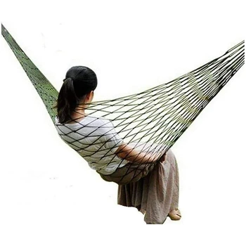 9-strand Nylon Rope Hammock Portable Camping Leisure Mesh Hollow Out Swing Outdoor Hammock 
9-strand Nylon Rope Hammock Portable Camping Leisure Mesh Hollow Out Swing Outdoor Hammock