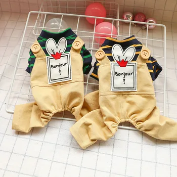 Spirng Summer Dog Clothes Striped Rabbit Ear Bib Pets Outfits Warm Clothes for Small Dogs Costumes Coat Jacket Puppy Shirt Dogs
Spirng Summer Dog Clothes Striped Rabbit Ear Bib Pets Outfits Warm Clothes for Small Dogs Costumes Coat Jacket Puppy Shirt Dogs
