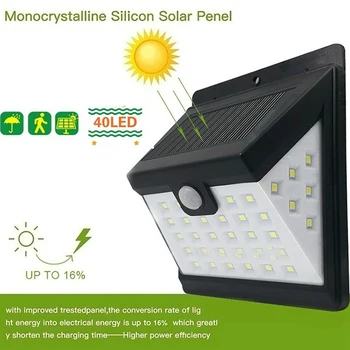 LED Solar Light Outdoor Solar Lamp PIR Motion Sensor Wall Light Waterproof Solar Powered Sunlight for Garden Decoration
LED Solar Light Outdoor Solar Lamp PIR Motion Sensor Wall Light Waterproof Solar Powered Sunlight for Garden Decoration