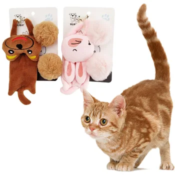 Pet Cat Toy Bear with Bell and Rabbit Hair Ball Packaged Combination silicat Paper Card
Pet Cat Toy Bear with Bell and Rabbit Hair Ball Packaged Combination silicat Paper Card