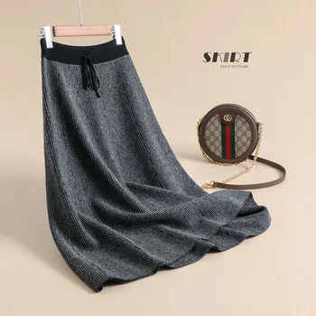 Bornladies 2020 Autumn And Winter Thickened Knitting Long Skirt Slim Drawstring A- Line Dress Expandable Skirt
Bornladies 2020 Autumn And Winter Thickened Knitting Long Skirt Slim Drawstring A- Line Dress Expandable Skirt