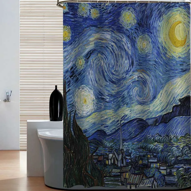 Explosion Style Home Ins Nordic Sunflower Oil Painting Shower Curtain Waterproof Thick Moldproof Bathroom Shower Curtain
Explosion Style Home Ins Nordic Sunflower Oil Painting Shower Curtain Waterproof Thick Moldproof Bathroom Shower Curtain