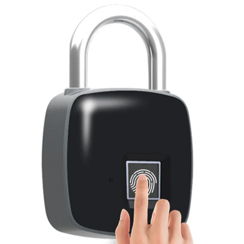Thumbprint Door Padlocks Rechargeable Door Lock Fingerprint Smart Padlock Quick Unlock Keyless Electronic Padlock
Thumbprint Door Padlocks Rechargeable Door Lock Fingerprint Smart Padlock Quick Unlock Keyless Electronic Padlock