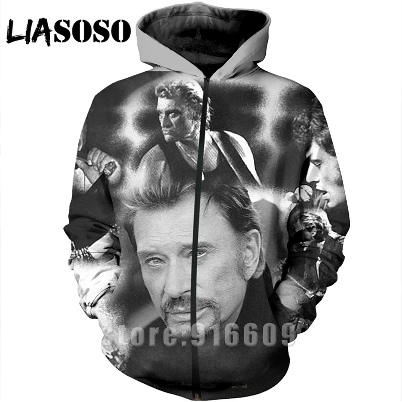 Толстовка liaseo с капюшоном изображением драгоценных камней звезд Джонни Хелли