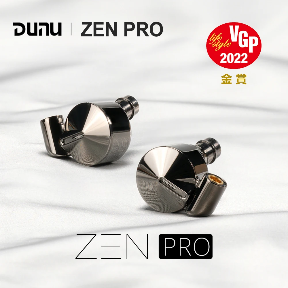 

DUNU ZEN PRO In-Ear Earphone IEM NanoDLC Diaphragm Coil ECLIPSE Dynamic Driver Monitor Headset MMCX Detachable Cable 3 Plug