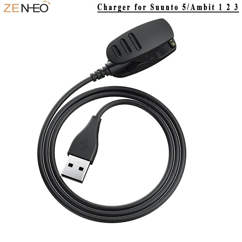 

1M Charger for Suunto Ambit 1 Ambit 2 Ambit 3 For Suunto 5 USB Charging Cable Dock Cradle Smart Watch Chargers