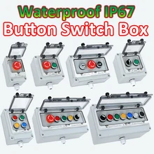 ABS Plastic IP67 Waterproof Button Junction Box Emergency Stop Self Recovery Switch Control Box Transparent Protective Cover
ABS Plastic IP67 Waterproof Button Junction Box Emergency Stop Self Recovery Switch Control Box Transparent Protective Cover