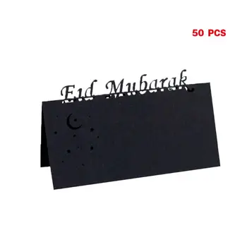 50pcs Laser Cut Moon Star Eid Mubarak Muslim Ramadan Party Invitation Table Place Card Name Reception Seatting Cards 
50pcs Laser Cut Moon Star Eid Mubarak Muslim Ramadan Party Invitation Table Place Card Name Reception Seatting Cards