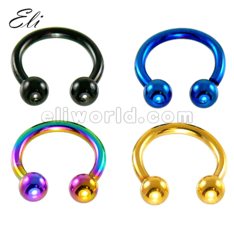 Кольцо Подкова из нержавеющей стали 316L 4 шт./лот|jewelry news|jewelry ring display storage casejewelry prom |