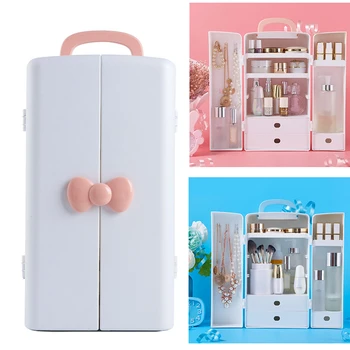 Makeup Organizer Modern Jewelry Cosmetic Storage Display Boxes with Handle Waterproof Organizer TB Sale
Makeup Organizer Modern Jewelry Cosmetic Storage Display Boxes with Handle Waterproof Organizer TB Sale