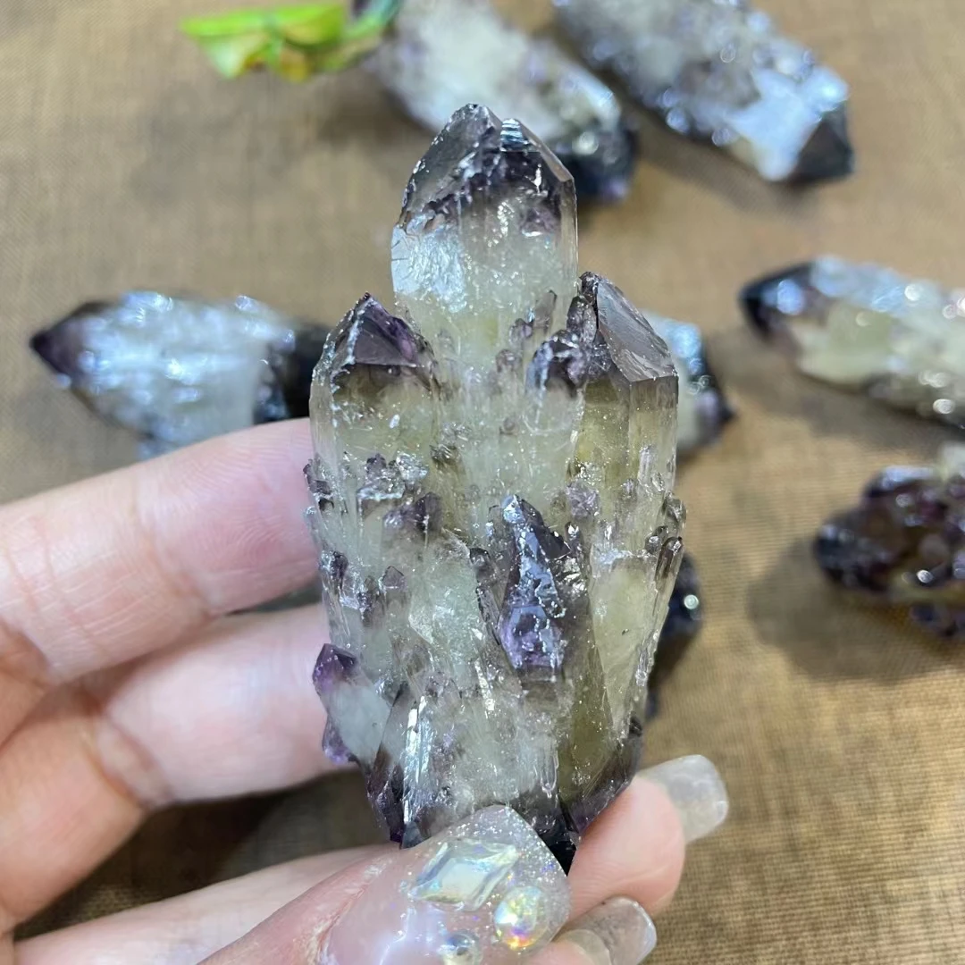 Natural Purple And Black Ghost Skeleton Crystal Bone Mesh Cluster Dot Healing Rough Mineral Jewelry Made For Home Decor
Natural Purple And Black Ghost Skeleton Crystal Bone Mesh Cluster Dot Healing Rough Mineral Jewelry Made For Home Decor