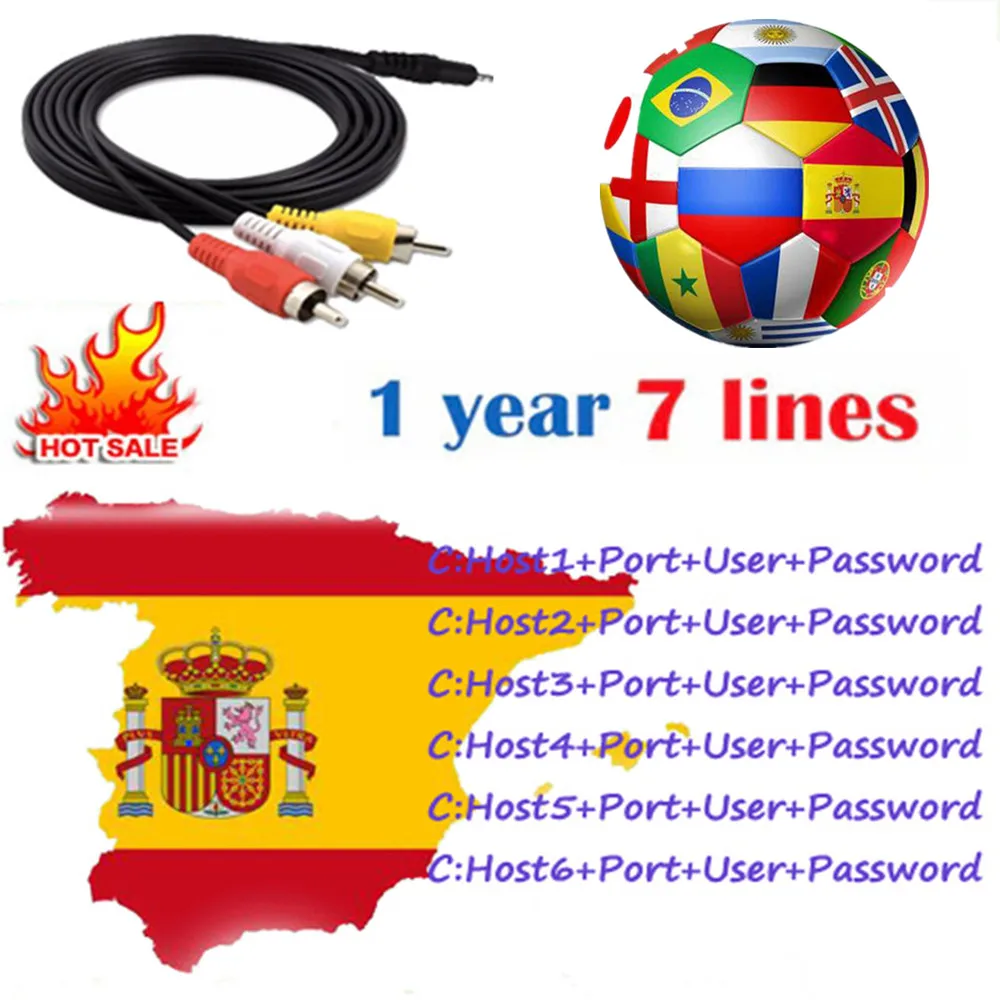 Receptor de TV8 satelital para Europa, España, 24 meses, cam Clines, Portugal, Alemania y Polonia, Ccam Full HD, DVB-S2, compat
Receptor de TV8 satelital para Europa, España, 24 meses, cam Clines, Portugal, Alemania y Polonia, Ccam Full HD, DVB-S2, compat