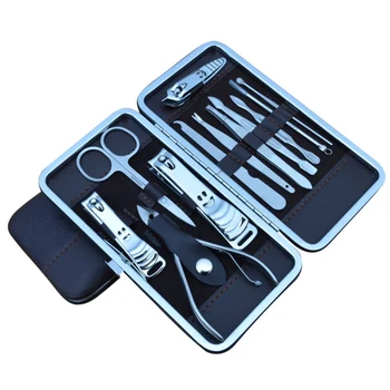 12 in 1 pcs Nail Clipper Kit Nail Care Set Pedicure Scissor Tweezer Knife Ear pick Utility Manicure Set Tools
12 in 1 pcs Nail Clipper Kit Nail Care Set Pedicure Scissor Tweezer Knife Ear pick Utility Manicure Set Tools